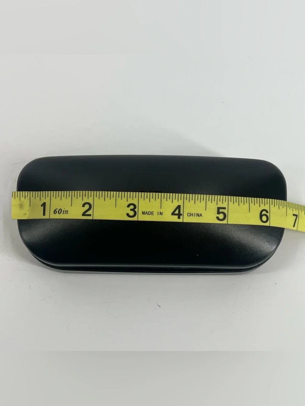 COACH New York Black Leather Eyewear Clamshell Case